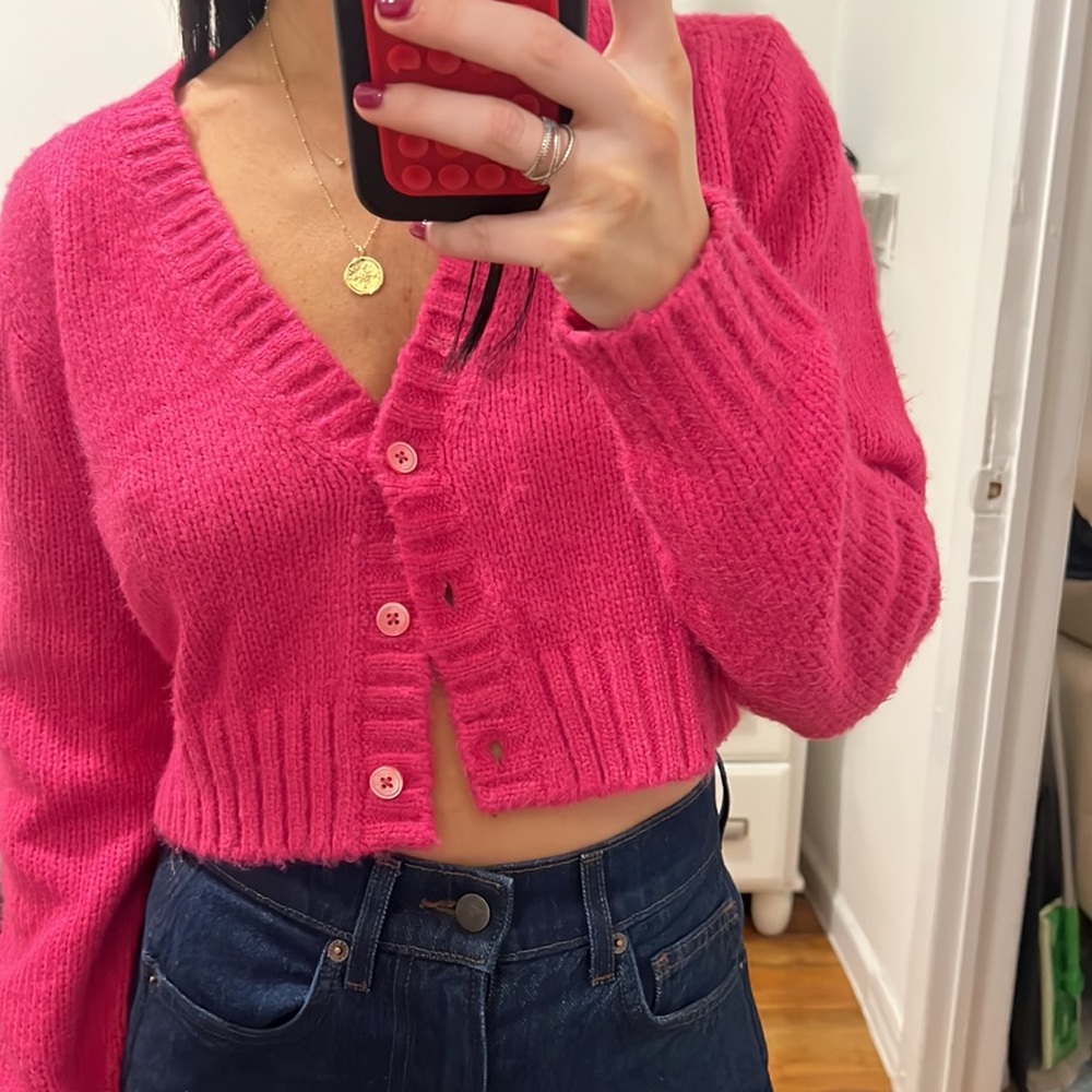 Michael Kors collection cropped cardigan